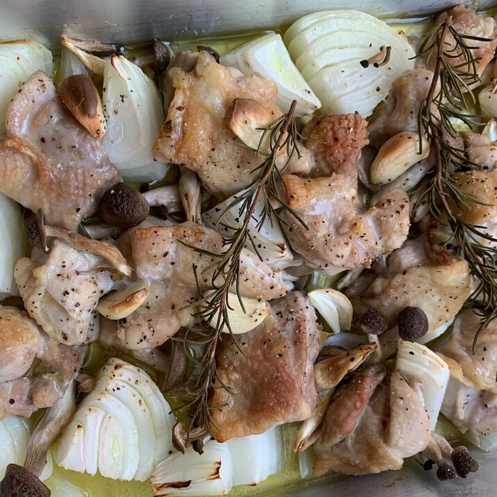 並べて焼くだけ 野菜と鳥もも肉のハーブ焼き レシピ 作り方 By Sayu Mama 楽天レシピ 並べて焼くだけ 野菜と鳥もも肉のハーブ焼き レシピ 作り方 By Sayu Mama 楽天レシピ